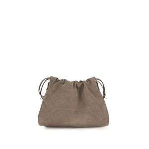 Brunello Cucinelli Women Suede Pouch Bag